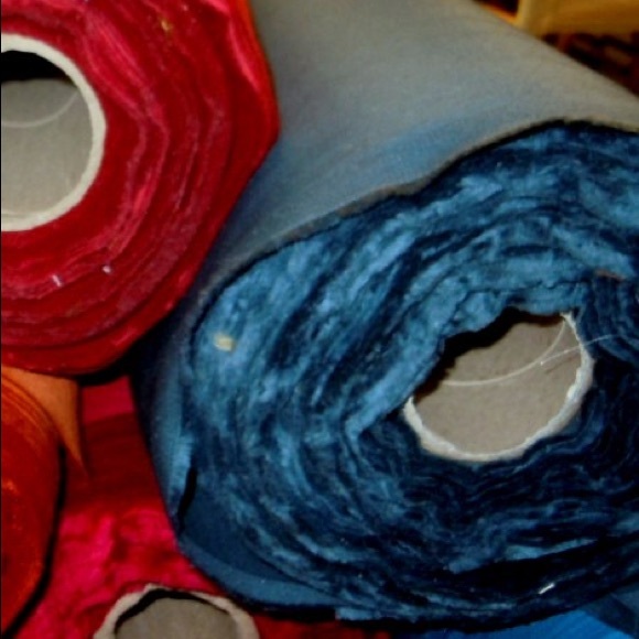 10 yards Cotton Sateen Fabric In cerulan dark blue - Picture 9 of 11